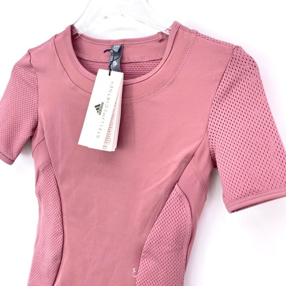 STELLA MCCARTNEY ADIDAS PERFORMANCE ESSENTIALS TEE Size XXS NWT - Picture 9 of 12